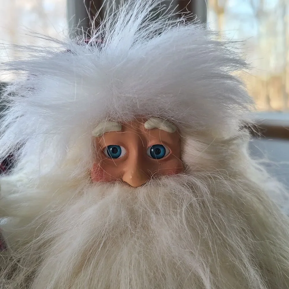 Vintage Old World Father Christmas Kris Kringle Santa Claus Figurine Decoration
